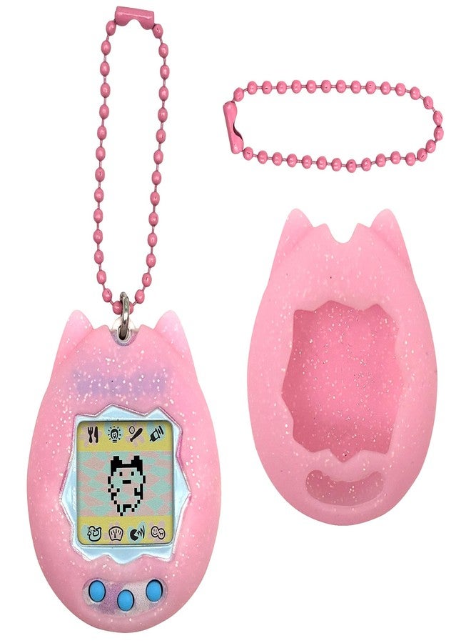 AFJWUZ Silicone Shell Cover for Tamagotchi Original, Travel Storage Case Compatible with Tamagotchi Digital Pet Accessories(Only Case) (Pink) - Image 1